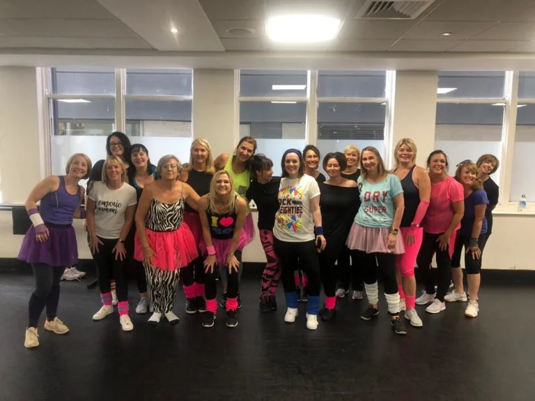 Flash Dance hen party dance class in Chester